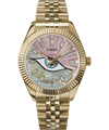 TW2Y11200 Timex x Jacquie Aiche Guiding Light 36mm Stainless Steel Bracelet Watch Primary Image