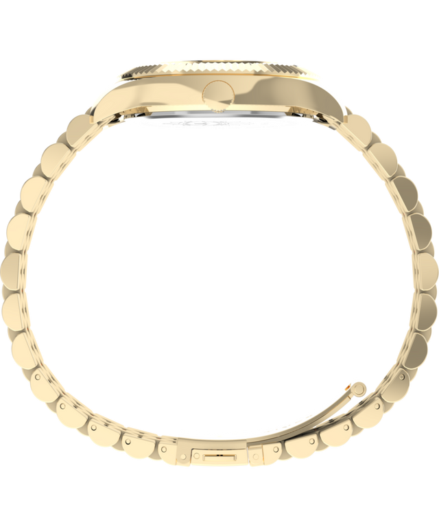 TW2Y11200 Timex x Jacquie Aiche Guiding Light 36mm Stainless Steel Bracelet Watch Profile Image