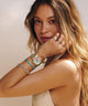 TW2Y11200 Timex x Jacquie Aiche Guiding Light 36mm Stainless Steel Bracelet Watch Lifestyle 2 Image