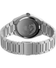 TW2Y12100 Q Reloj Timex® Continental GMT de 39 mm con brazalete de acero inoxidable. Imagen del fondo de la caja con accesorio.
