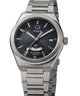 TW2Y12100 Q Reloj Timex® Continental GMT de 39 mm con brazalete de acero inoxidable (colaboración). Imagen adicional