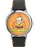 TW2Y12300 Reloj Peanuts® x Timex Weekender con esfera color calabaza y correa de piel de 40 mm. Imagen principal
