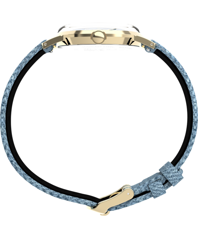 Imagen de perfil del reloj TW2Y12500 Peanuts® x Timex Marlin® 1965 Reissue inspirado en Snoopy Tennis con correa de tela de 34 mm