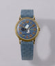 Imagen de siluetas clave de la campaña (fotos de estudio) del reloj TW2Y12500 Peanuts® x Timex Marlin® 1965 Reissue inspirado en Snoopy Tennis con correa de tela de 34 mm