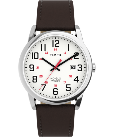 TW2Y12600 Easy Reader® Classic 38mm Leather Strap Watch Primary Image