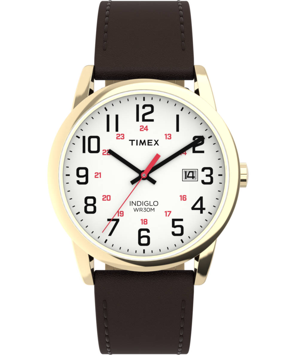 TW2Y12700 Easy Reader® Classic 38mm Leather Strap Watch Primary Image