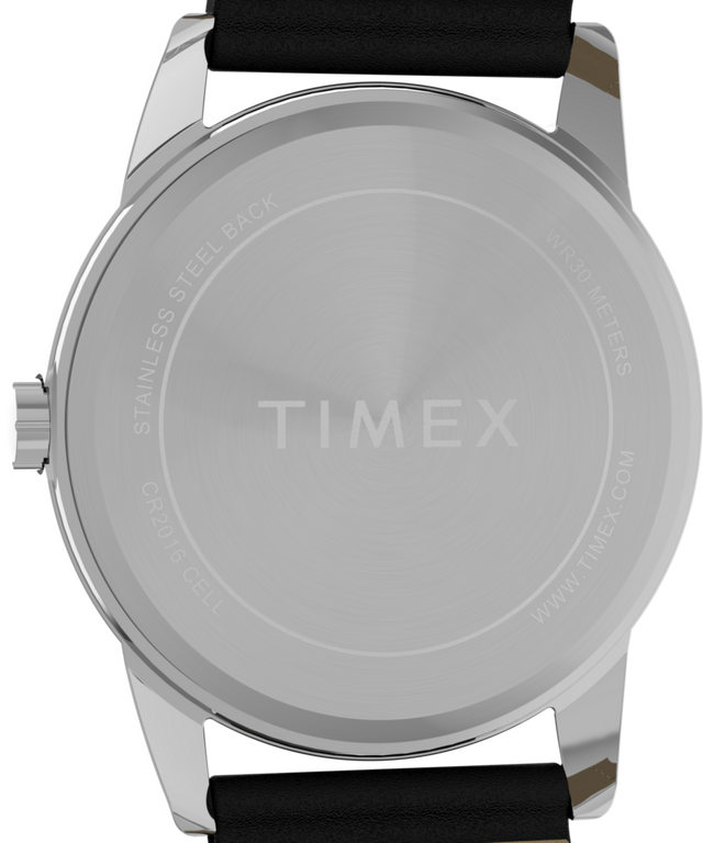 TW2Y12800 Easy Reader® Classic 38mm Leather Strap Watch Caseback Image