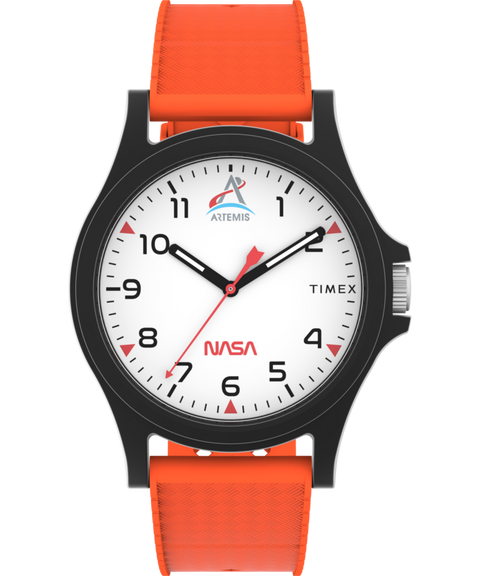 Timex Main Street NASA Artemis 40mm Silicone Strap Watch