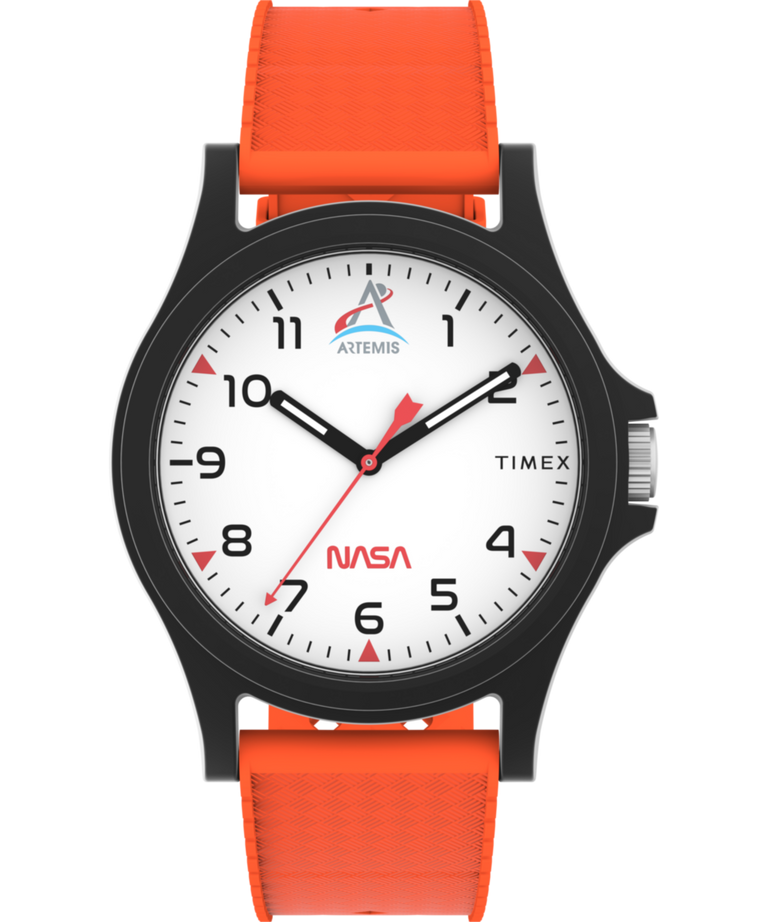 TW2Y13000 Reloj Timex Main Street NASA Artemis de 40 mm con correa de silicona. Imagen principal