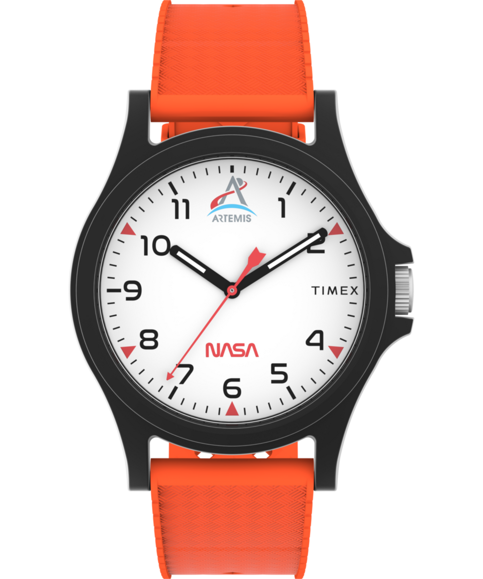 TW2Y13000 Reloj Timex Main Street NASA Artemis de 40 mm con correa de silicona. Imagen principal