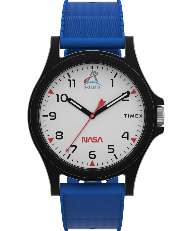 TW2Y13100 Reloj Timex Main Street NASA Artemis de 40 mm con correa de silicona. Imagen principal