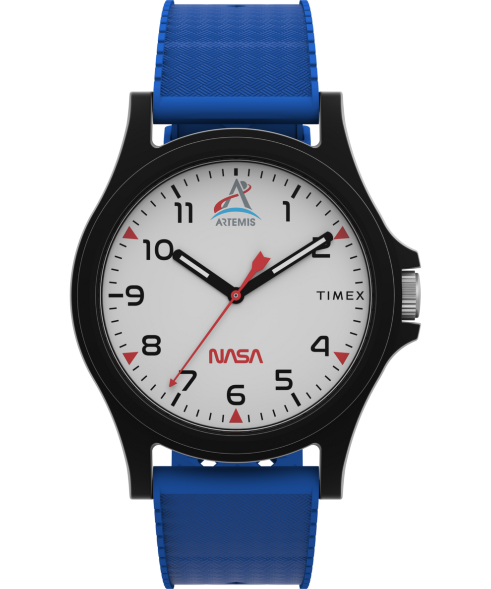 TW2Y13100 Reloj Timex Main Street NASA Artemis de 40 mm con correa de silicona. Imagen principal