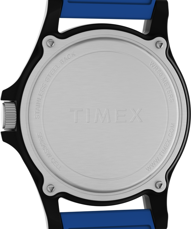 TW2Y13100 Timex Main Street NASA Artemis, reloj de 40 mm con correa de silicona: imagen del fondo de la caja