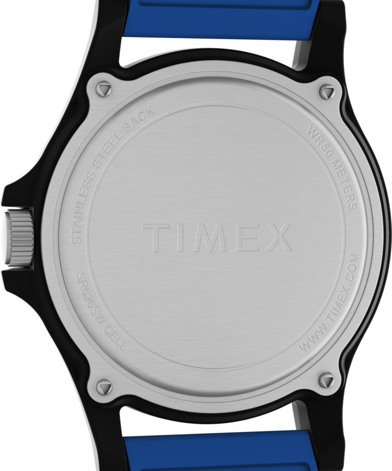 TW2Y13100 Timex Main Street NASA Artemis, reloj de 40 mm con correa de silicona: imagen del fondo de la caja