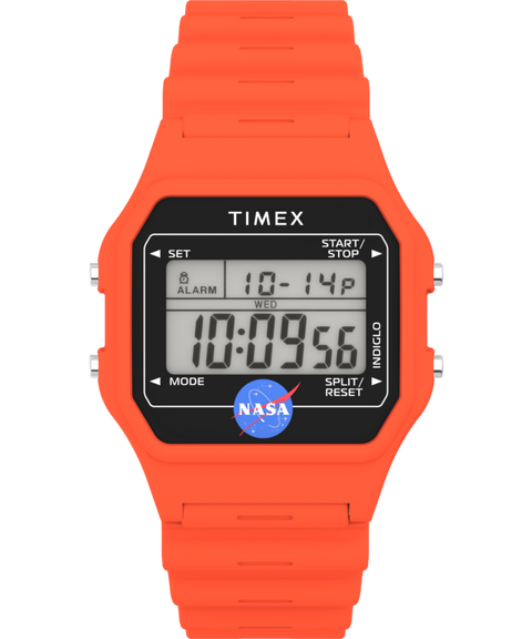 Timex Main Street NASA Artemis Digital 36mm Resin Strap Watch