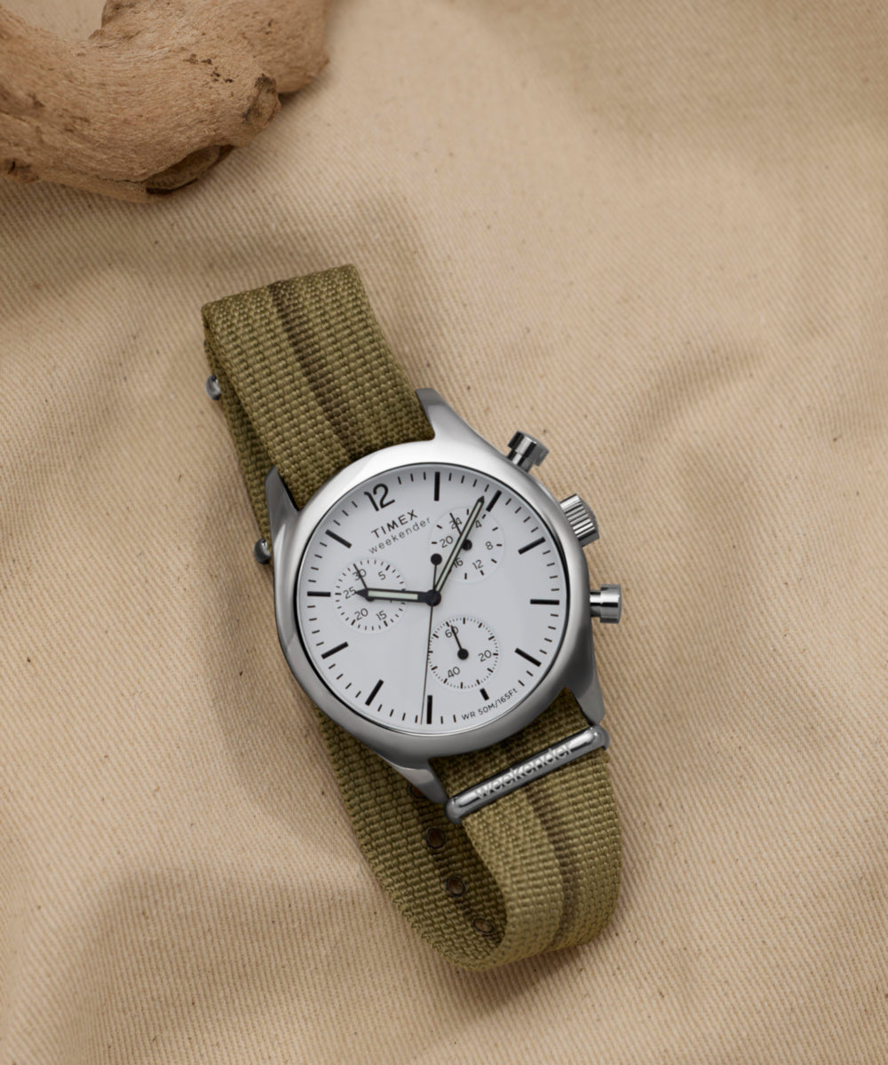 TIMEX ウィークエンダーフィールド クロノグラフ タイメックス] ウィークエンダー クロノグラフ。見過ごされがちな逸品