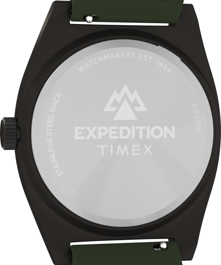 Imagen del fondo de la caja del reloj TW2Y18000 Expedition® Capstone con correa de silicona de 39 mm