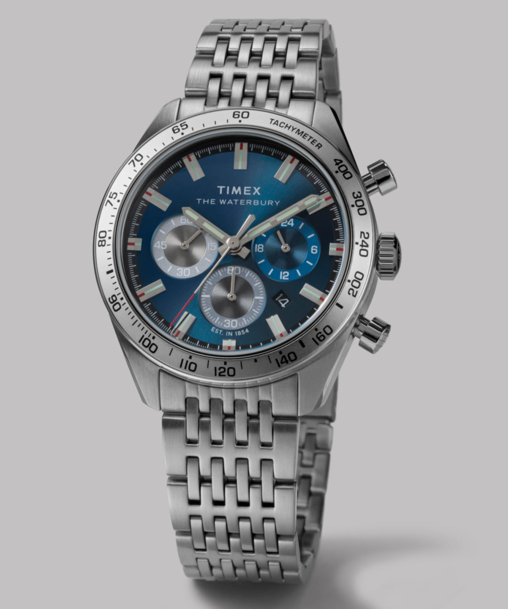 Waterbury Traditional Chronograph 41mm Stainless Steel Bracelet