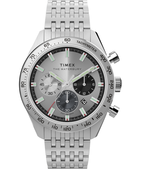 Waterbury Traditional Chronograph 41mm Stainless Steel Bracelet