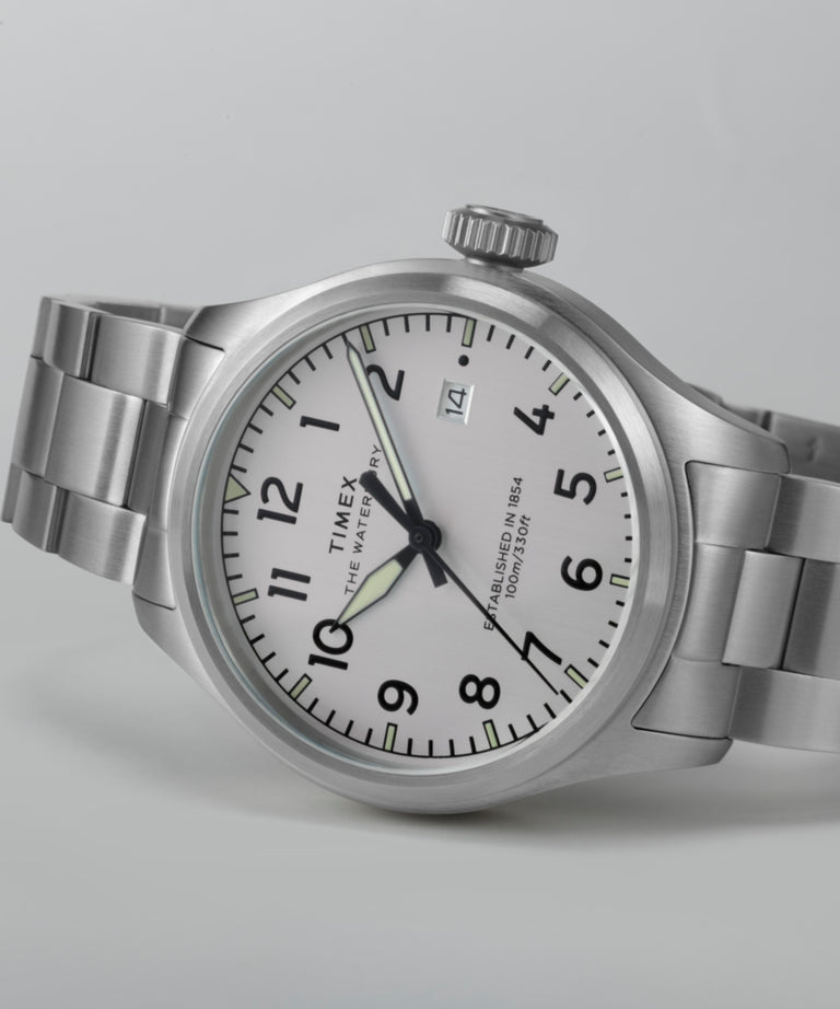 TW2Y18800 Reloj Waterbury Ace de 41 mm con brazalete de acero inoxidable: siluetas clave de la campaña (fotos de producto) Imagen