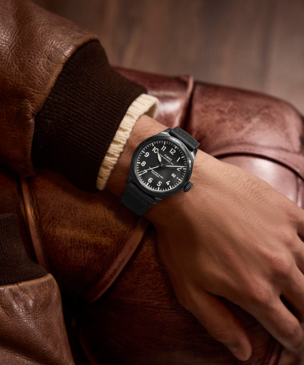 Waterbury Ace 41mm Leather Strap Watch - TW2Y18900 | Timex US