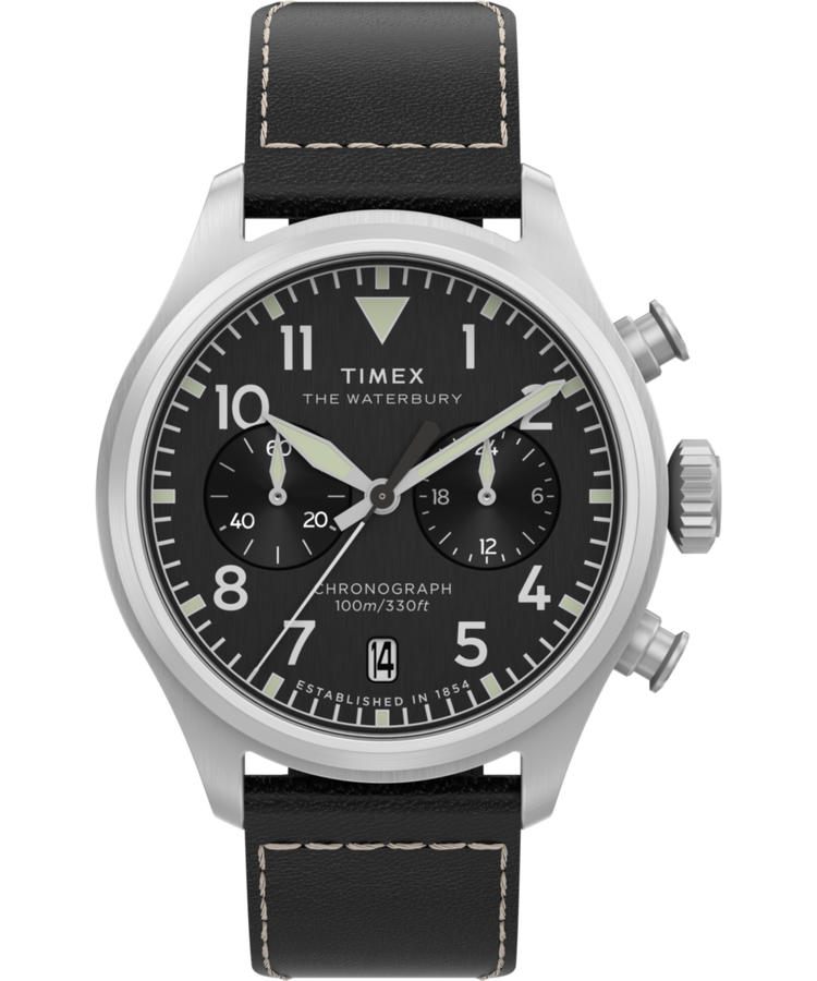 TW2Y19000 Reloj Waterbury Ace Chronograph de 41 mm con correa de piel. Imagen principal