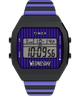 TW2Y19500 Timex x Wednesday T80 36mm Stainless Steel Black and Purple Expansion Band Watch Primary Image