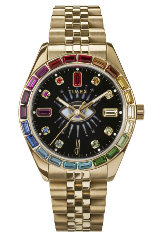 Timex x Jacquie Aiche Cosmic Nights 36mm Stainless Steel Bracelet