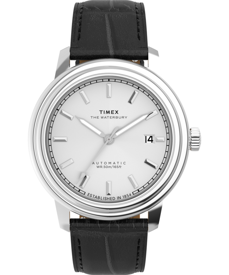 TW2Y22900 Waterbury Metropolitan Automatic 41mm Leather Strap Watch  Primary Image