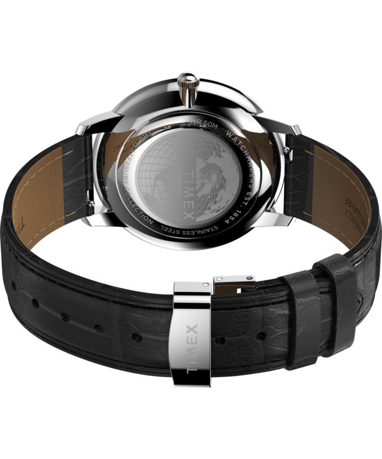 TW2Y23100 Reloj Waterbury Metropolitan Sub-Second de 39 mm con correa de piel  Imagen del fondo de la caja con accesorio