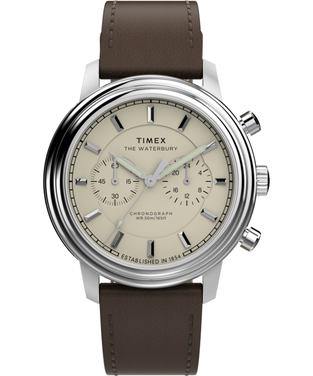TW2Y23500 Reloj Waterbury Metropolitan Chronograph de 41 mm con correa de piel  Imagen principal