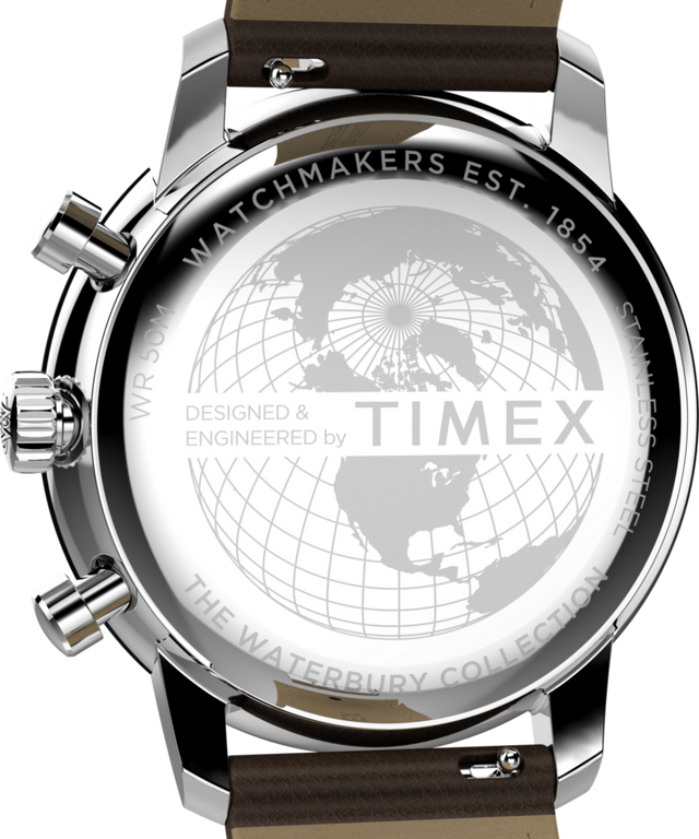 TW2Y23500 Reloj Waterbury Metropolitan Chronograph de 41 mm con correa de piel  Imagen del fondo de la caja