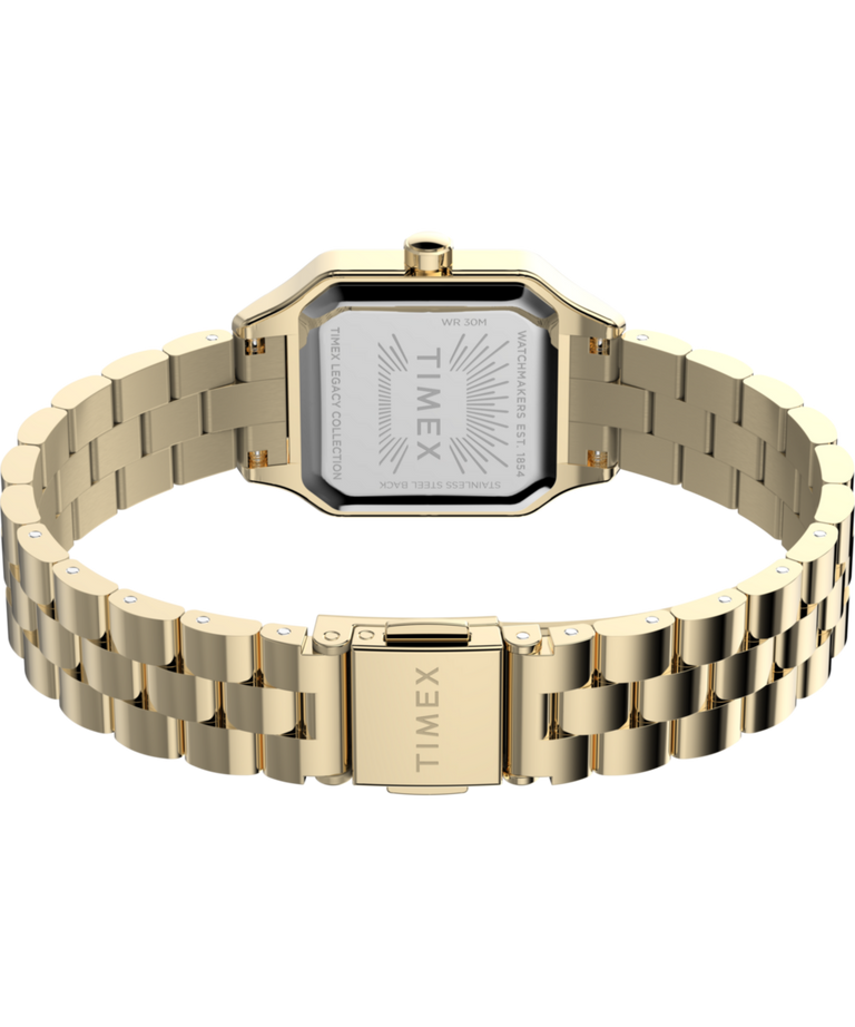 TW2Y23700 Addison: fondo de caja de reloj con brazalete de acero inoxidable de 23 mm, con imagen del accesorio