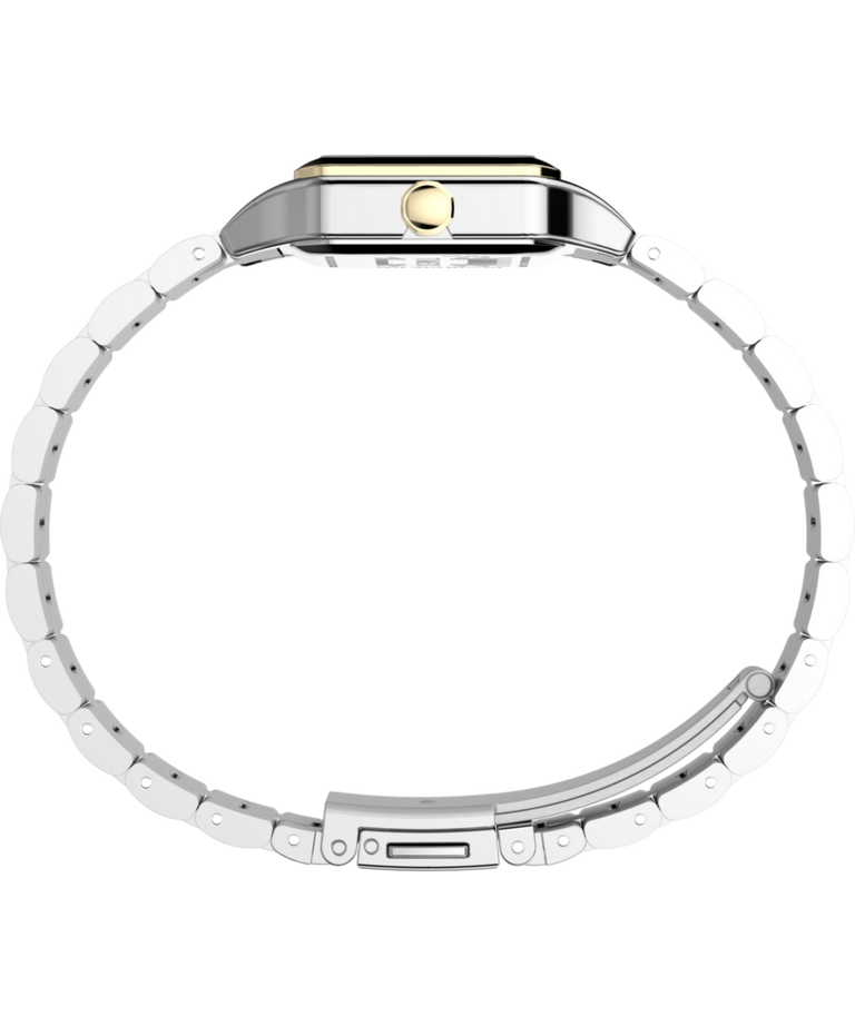 TW2Y23900 Reloj Addison con brazalete de acero inoxidable de 23 mm. Imagen de perfil