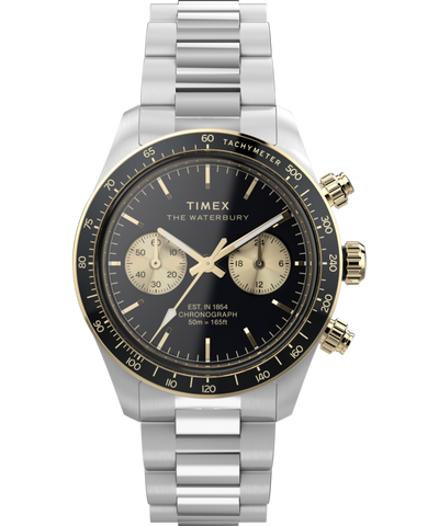 TW2Y24000 Reloj Waterbury Heritage Chronograph de 39 mm con brazalete de acero inoxidable   Imagen principal