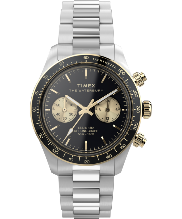 TW2Y24000 Reloj Waterbury Heritage Chronograph de 39 mm con brazalete de acero inoxidable   Imagen principal