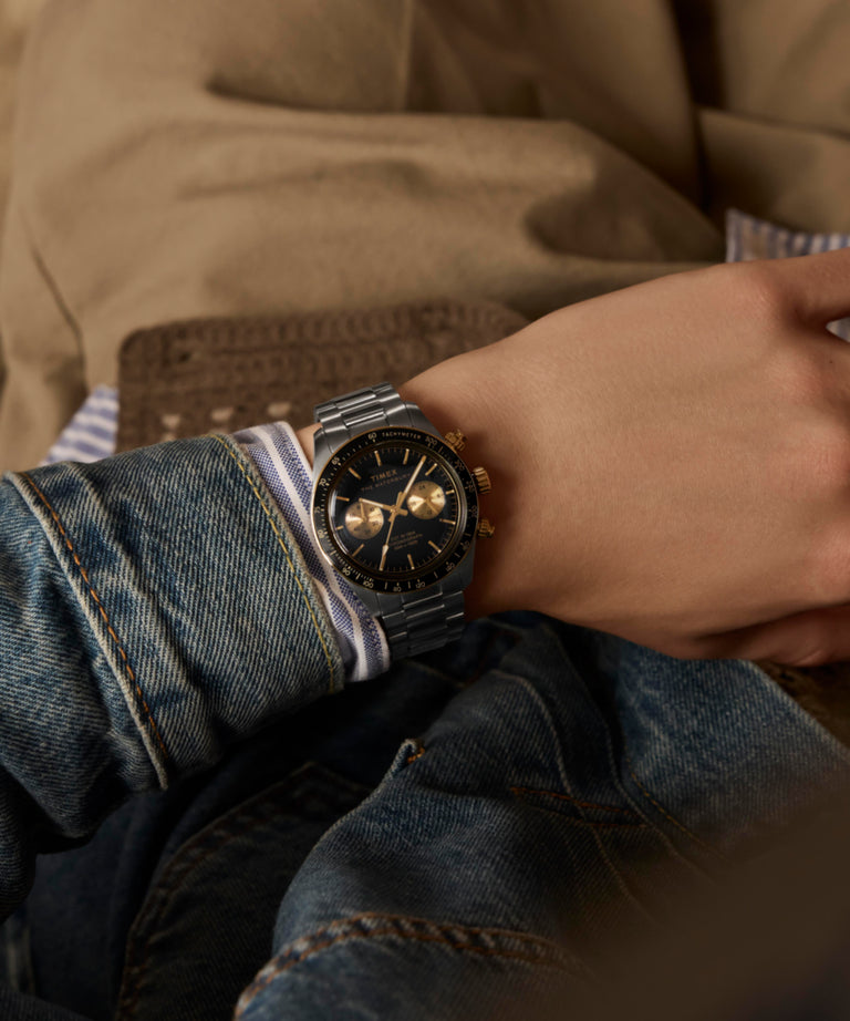 TW2Y24000 Waterbury Heritage Chronograph 39mm Stainless Steel Bracelet Watch   Additional Image