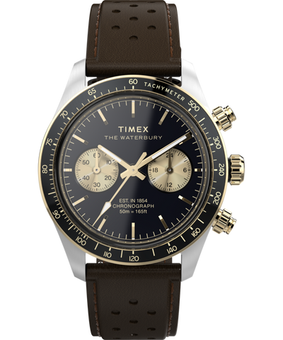 TW2Y24100 Reloj Waterbury Heritage Chronograph de 39 mm con correa de piel  Imagen principal