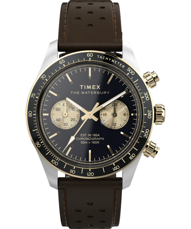 TW2Y24100 Reloj Waterbury Heritage Chronograph de 39 mm con correa de piel  Imagen principal