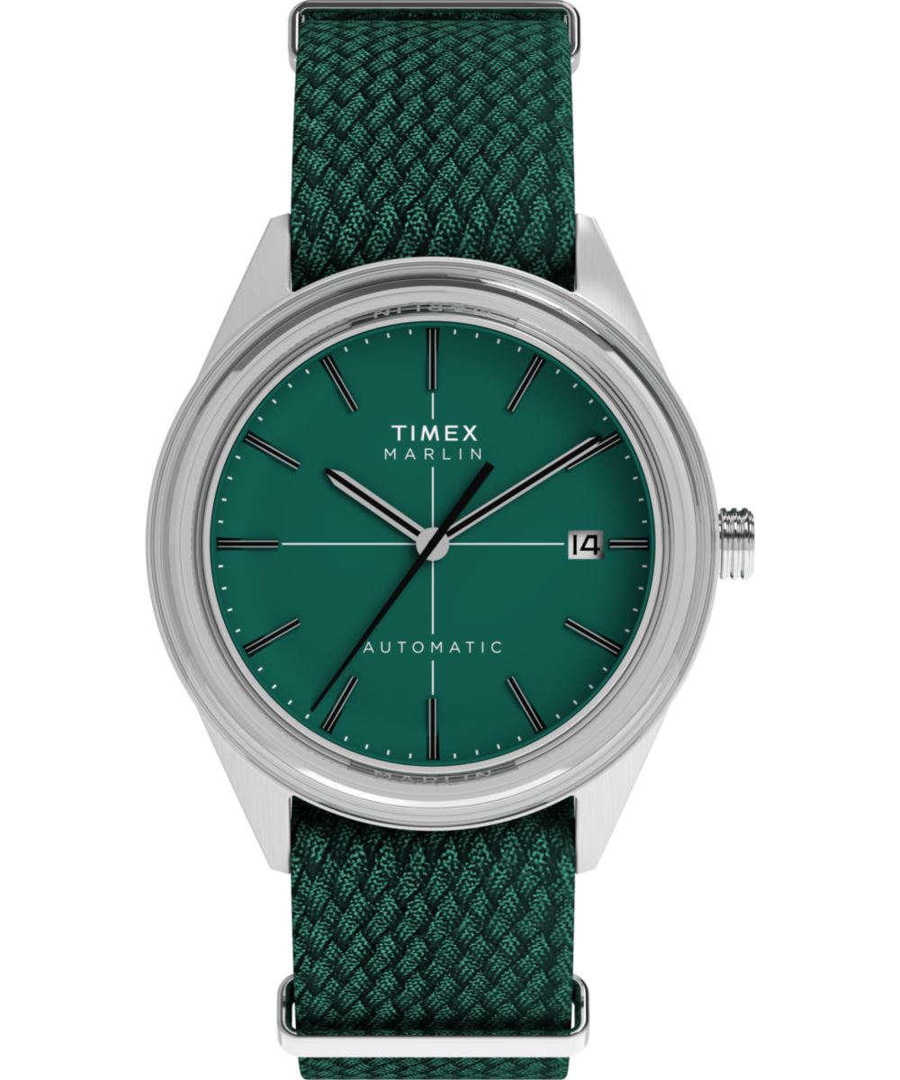 Timex Marlin Jet Automatic 38mm Fabric Strap Watch
