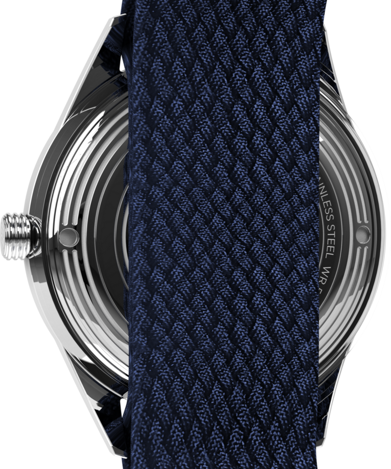 TW2Y24500 Marlin® Jet Automatic 38mm Fabric Strap Watch Caseback Image