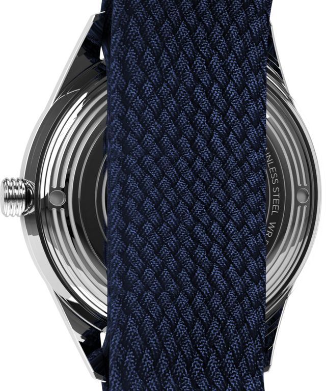 TW2Y24500 Marlin® Jet Automatic 38mm Fabric Strap Watch Caseback Image