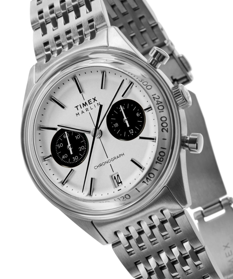 TW2Y24600 Marlin® Jet Quartz Chronograph 40mm Stainless Steel Bracelet Watch Campaign Key Silhouettes (Beauty shots) Image