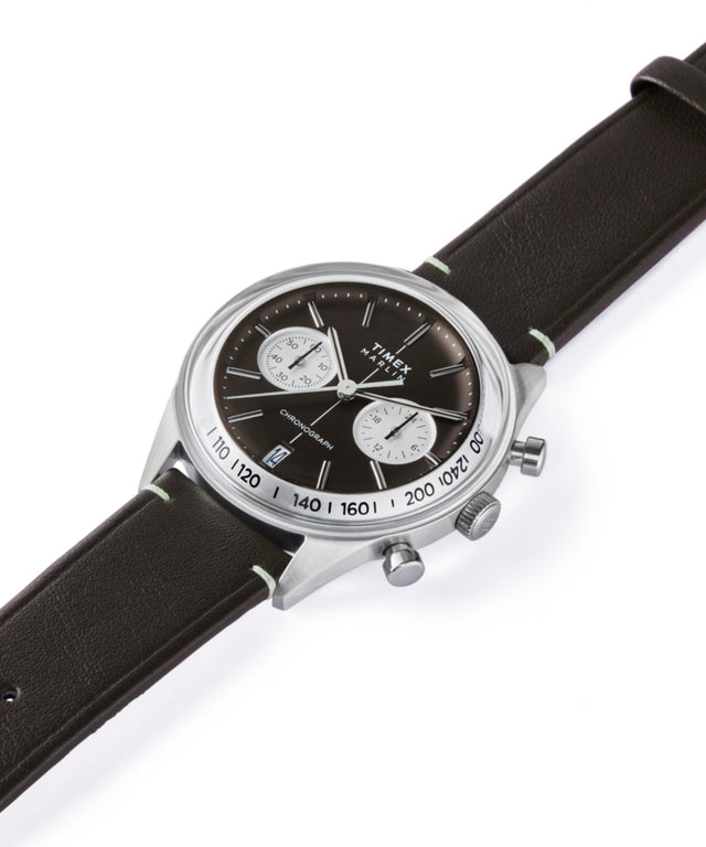 TW2Y24700 Reloj Marlin® Jet Quartz Chronograph de 40 mm con correa de piel: siluetas clave de la campaña (fotos de producto) Imagen