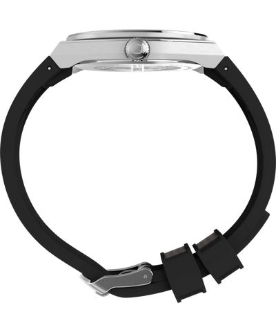 TW2Y24900 Q Timex Continental GMT 39mm Synthetic Rubber Watch  Profile Image