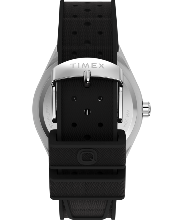 TW2Y24900 Q Timex Continental GMT 39mm Synthetic Rubber Watch  Strap Image