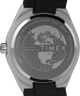 TW2Y24900 Q Timex Continental GMT 39mm Synthetic Rubber Watch  Caseback Image