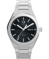 TW2Y25000 Q Reloj Timex® Continental con indicador de día y fecha, 39 mm, con brazalete de acero inoxidable. Imagen principal