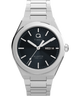 TW2Y25000 Q Timex® Continental Day and Date 39mm Stainless Steel Bracelet Watch Primary Image