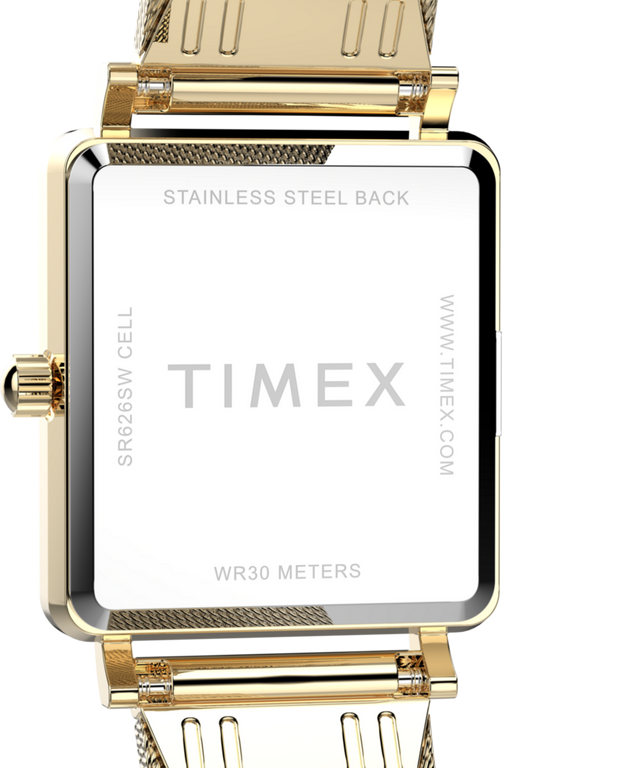 TW2Y26100 Imagen del fondo de la caja del reloj Transcend con brazalete de acero inoxidable de 22 mm
